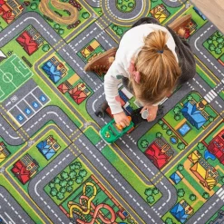 Carpet Studio Playcity Speelkleed - Meerkleurig - 95x200cm