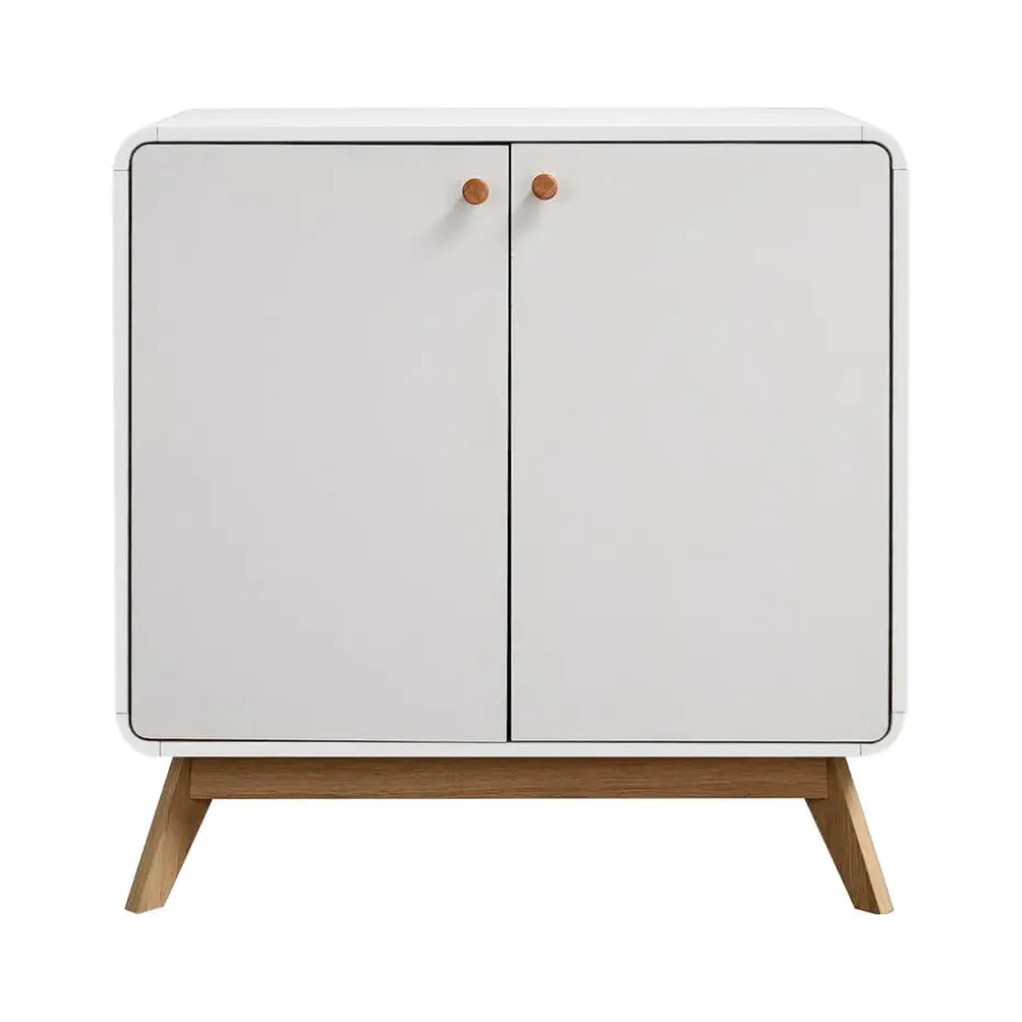 Cassie - Dressoir met 2 witte spaanplaatdeuren