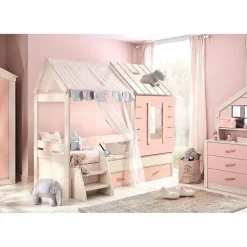 Cento Pink bedhuisje kinderbed meisjeskamer 200 x 90 cm