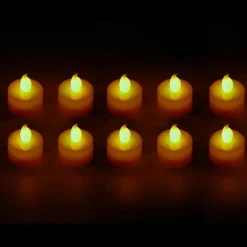 Cepewa Kaarsen - LED - 10 st - 3,5 cm - met afstandsbediening