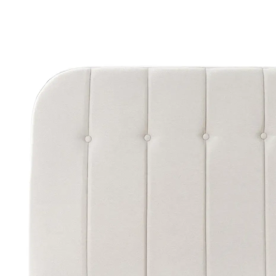 CHALLANS - Bed met opbergruimte - Off-white - 140 x 200 cm - Stof