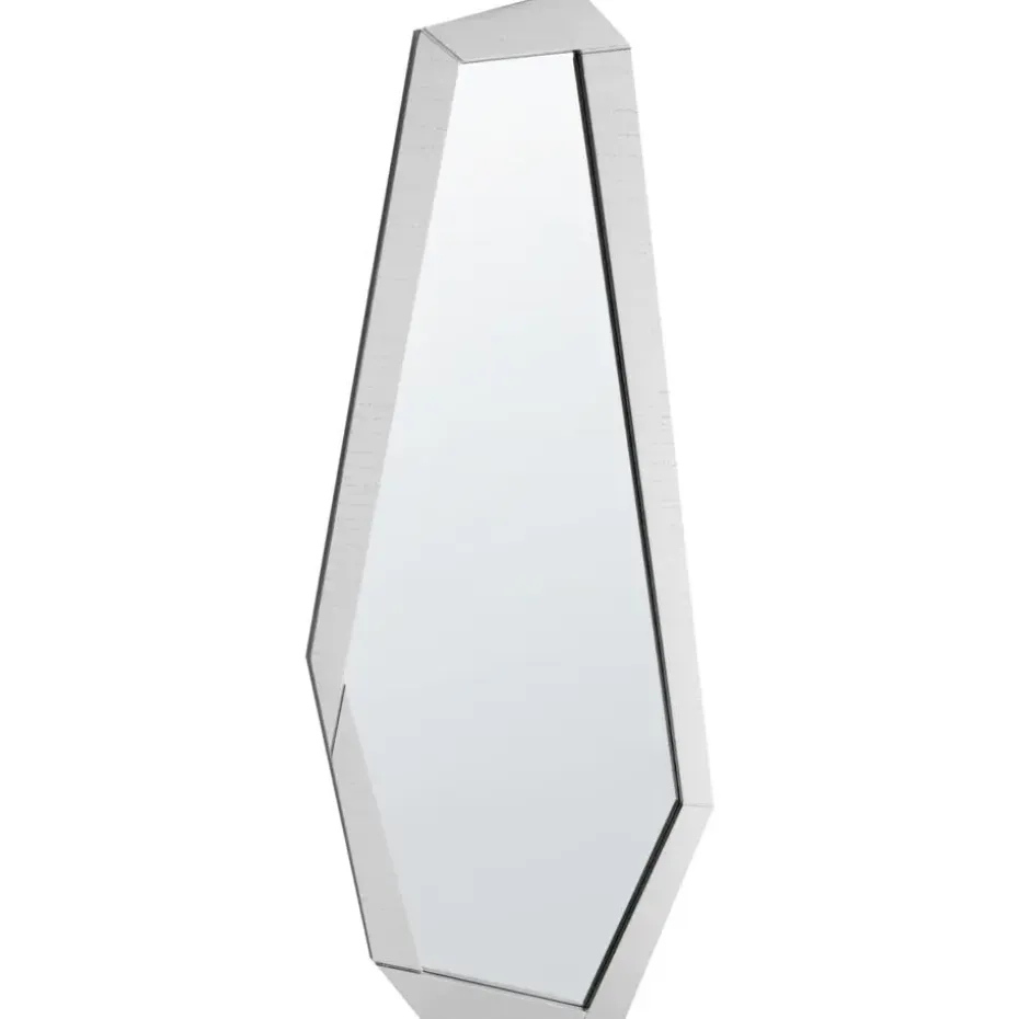 CHANU - Wandspiegel - Zilver - Hout