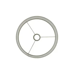 Cilinder Lampenkap Breska - Parel Wit - Ø40x30cm
