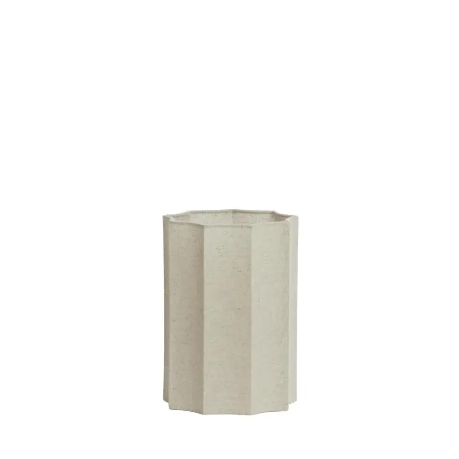 Cilinder lampenkap Disli - Lichtbruin - Ø18cm