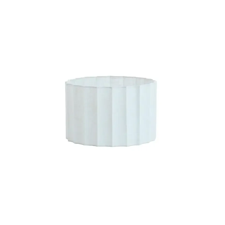 Cilinder lampenkap Disli - Wit - Ø35cm