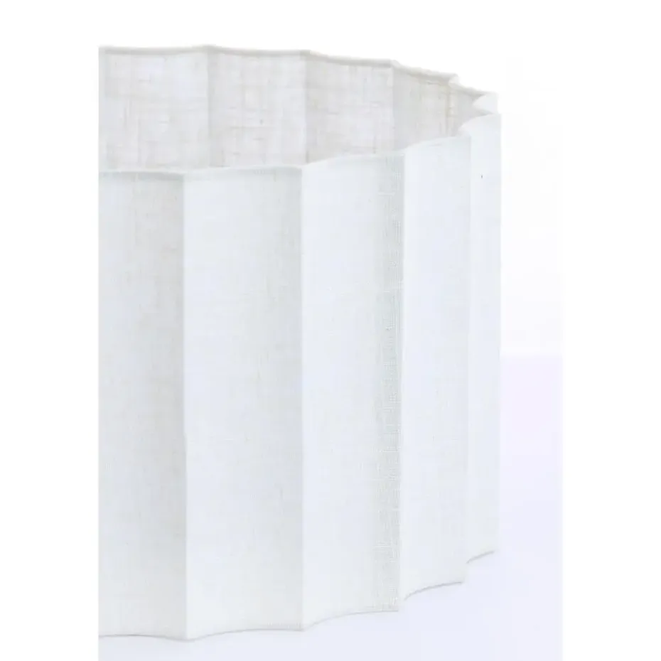 Cilinder lampenkap Disli - Wit - Ø35cm