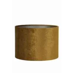 Cilinder Lampenkap Gemstone - Goud - Ø35x30cm