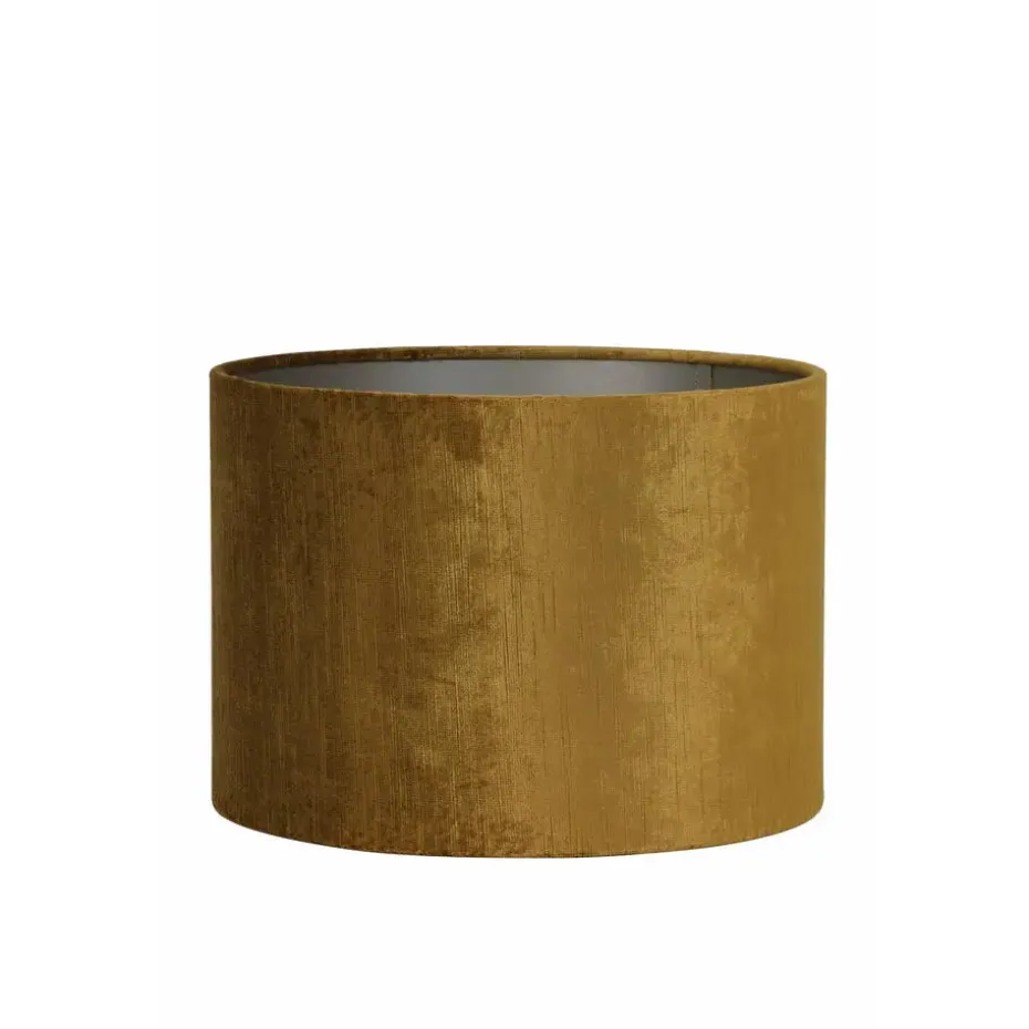 Cilinder Lampenkap Gemstone - Goud - Ø30x21cm