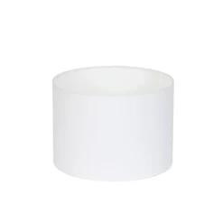 Cilinder Lampenkap Polycotton - Wit - Ø30x21cm