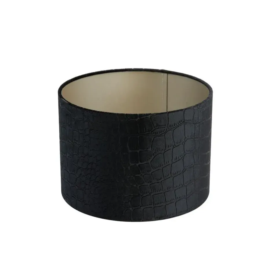 Cilinder Lampenkap Praya - Zwart - Ø30x21cm