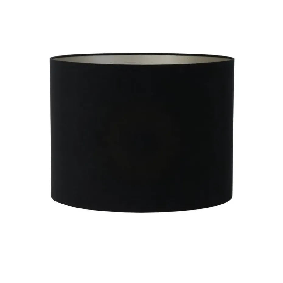 Cilinder Lampenkap Velours - Zwart - Ø40x30cm