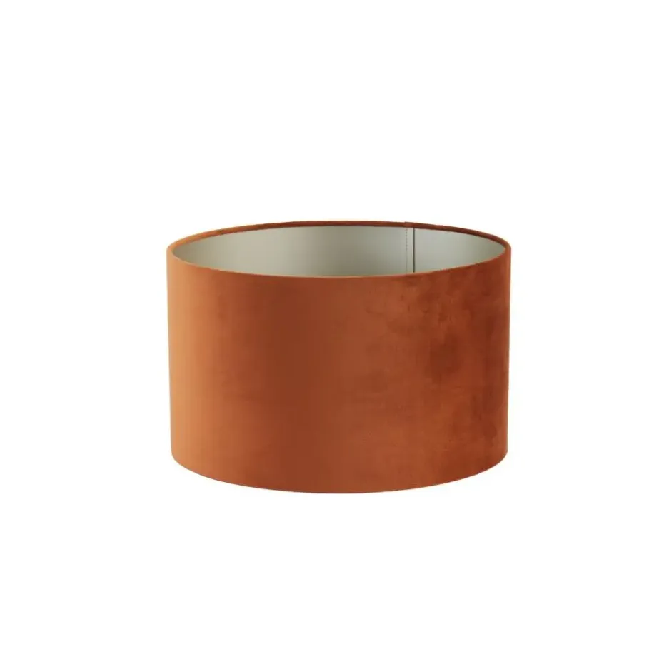 Cilinder Lampenkap Velours - Terra - Ø30x21cm