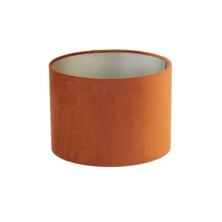 Cilinder Lampenkap Velours - Terra - Ø30x21cm