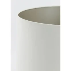 Cilinder Lampenkap Velours - Wit - Ø30x21cm