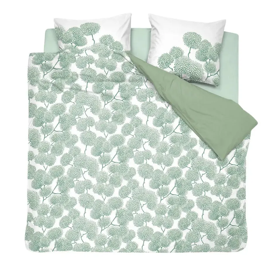Cinderella dekbedovertrek Branche - Katoen - 240x200/220 cm - Green