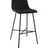CLP Barkruk Altona zwart Frame - Fluweel - zwart