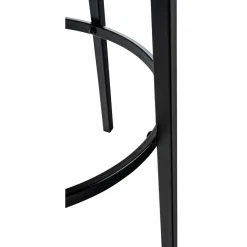 CLP Barkruk Kamari mat zwart Frame - Fluweel - zwart