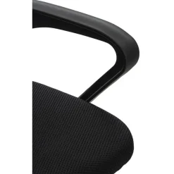 CLP Bureaustoel Auburn zwart Frame - Microfiber - blauw