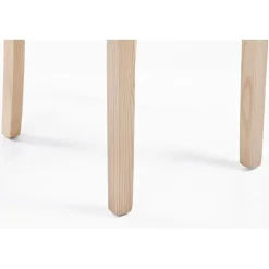 CLP Eetkamerstoel Ina natura Frame - Kunstleer - zwart