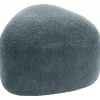 CLP Hocker Alfrisa Stof - donkergrijs