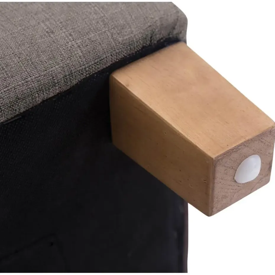 CLP Hocker Pharao antiek licht Frame - Stof - taupe