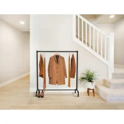 CLP Kledingrek Lara 120x120x38 cm - zwart