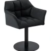 CLP Lounger Damaso zwart Frame - Kunstleer - zwart