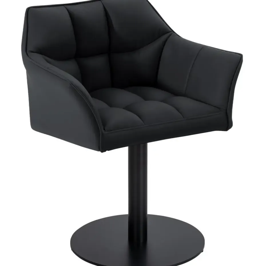 CLP Lounger Damaso zwart Frame - Kunstleer - zwart
