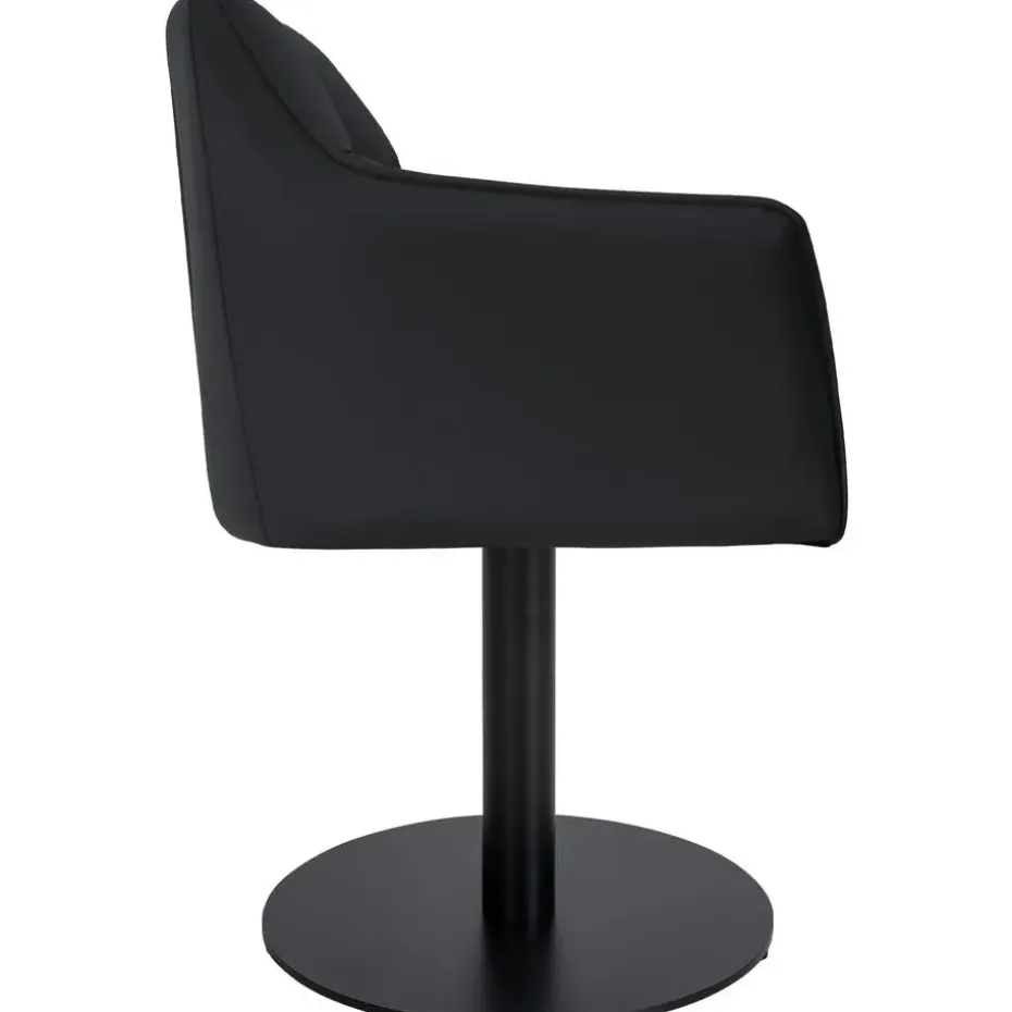 CLP Lounger Damaso zwart Frame - Kunstleer - zwart