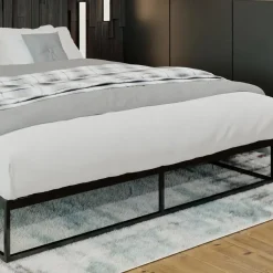 CLP Metalen bed Scala 200x180x25 cm - Zwart
