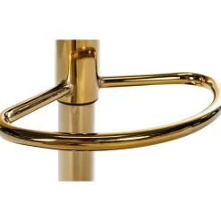 CLP Set van 2 Barkruk Braga goud Frame - Stof - bruin