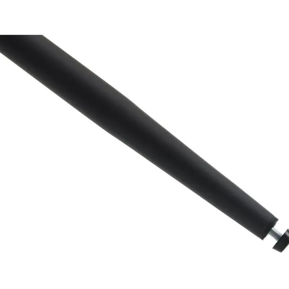 CLP Set van 2 Barkruk Dartford mat zwart Frame - Fluweel - donkergrijs