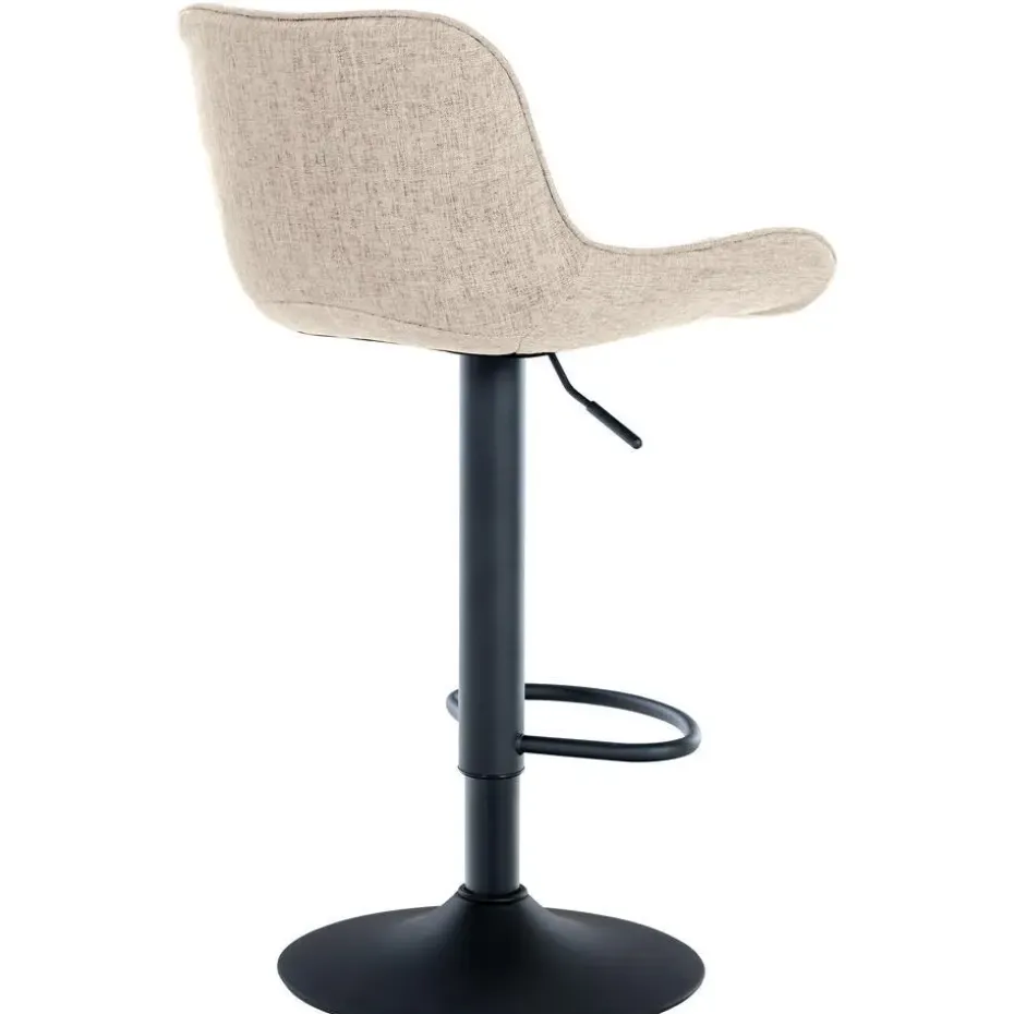 CLP Set van 2 Barkruk Minosa Stof - taupe