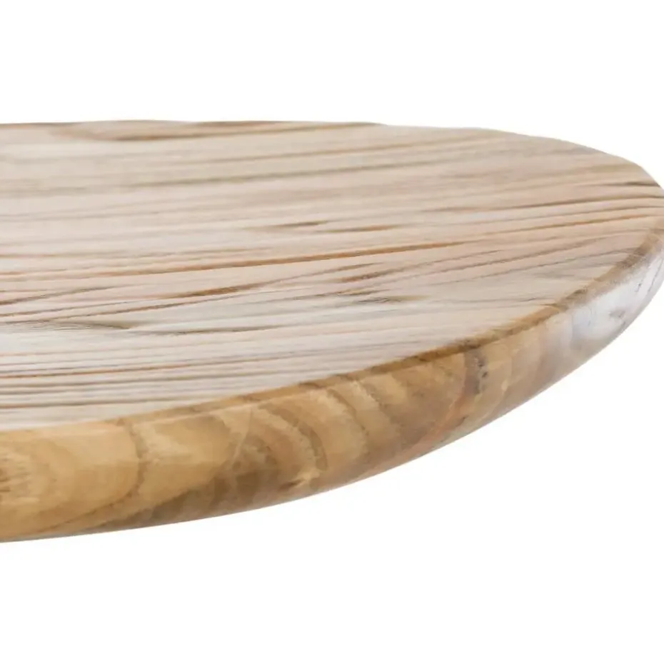 CLP Set van 2 Barkruk Skelde zwart Frame - Hout - natura