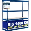 CLP Stellingkast regal Metaal - blauw