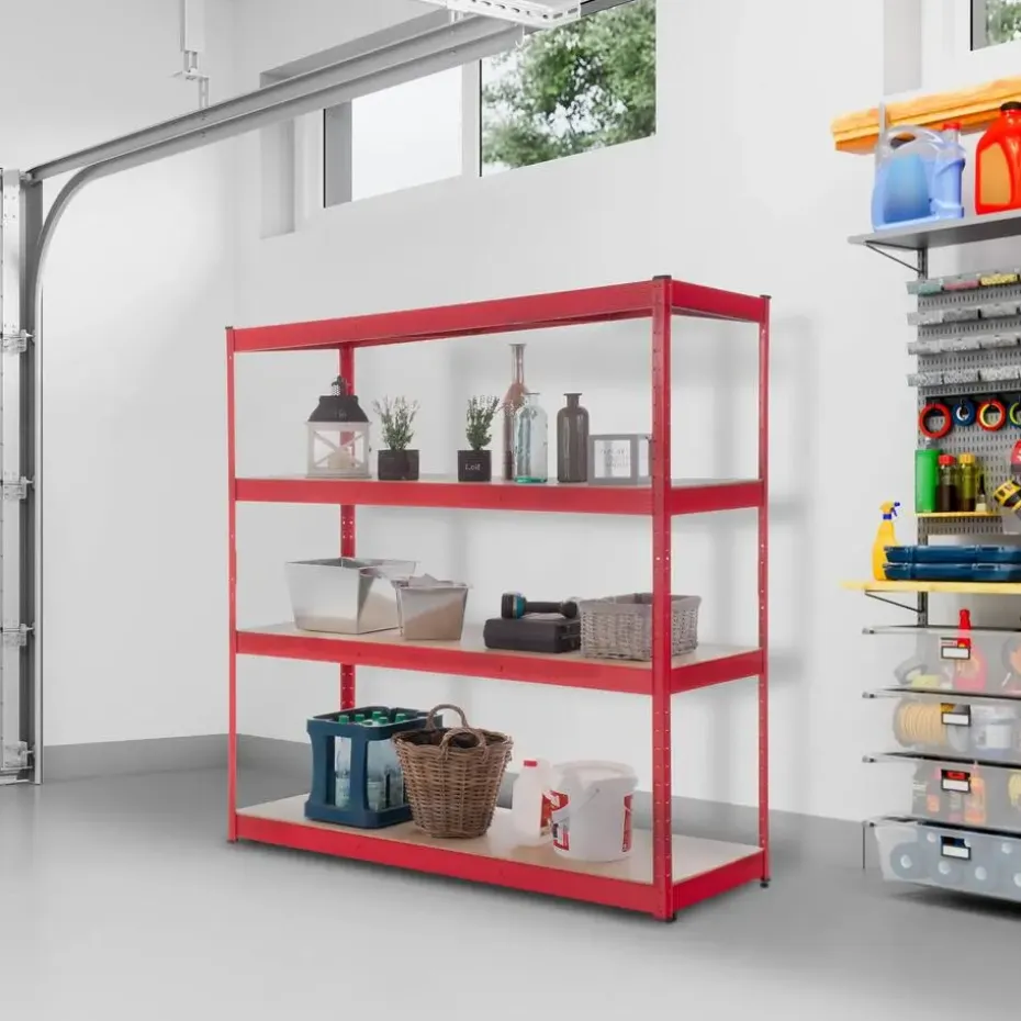 CLP Stellingkast Schwerlastregal Metaal - rood