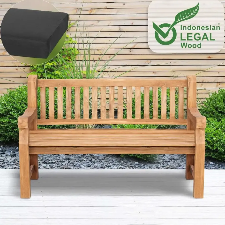 CLP Tuinbank Jackson V2 150 cm - donkergrijs