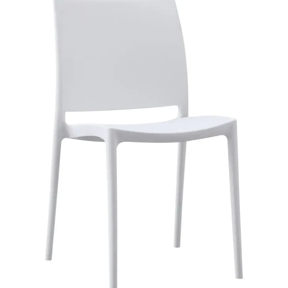 CLP Tuinstoel Meton Kunststof - wit