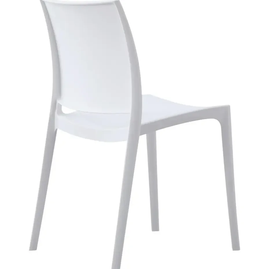 CLP Tuinstoel Meton Kunststof - wit