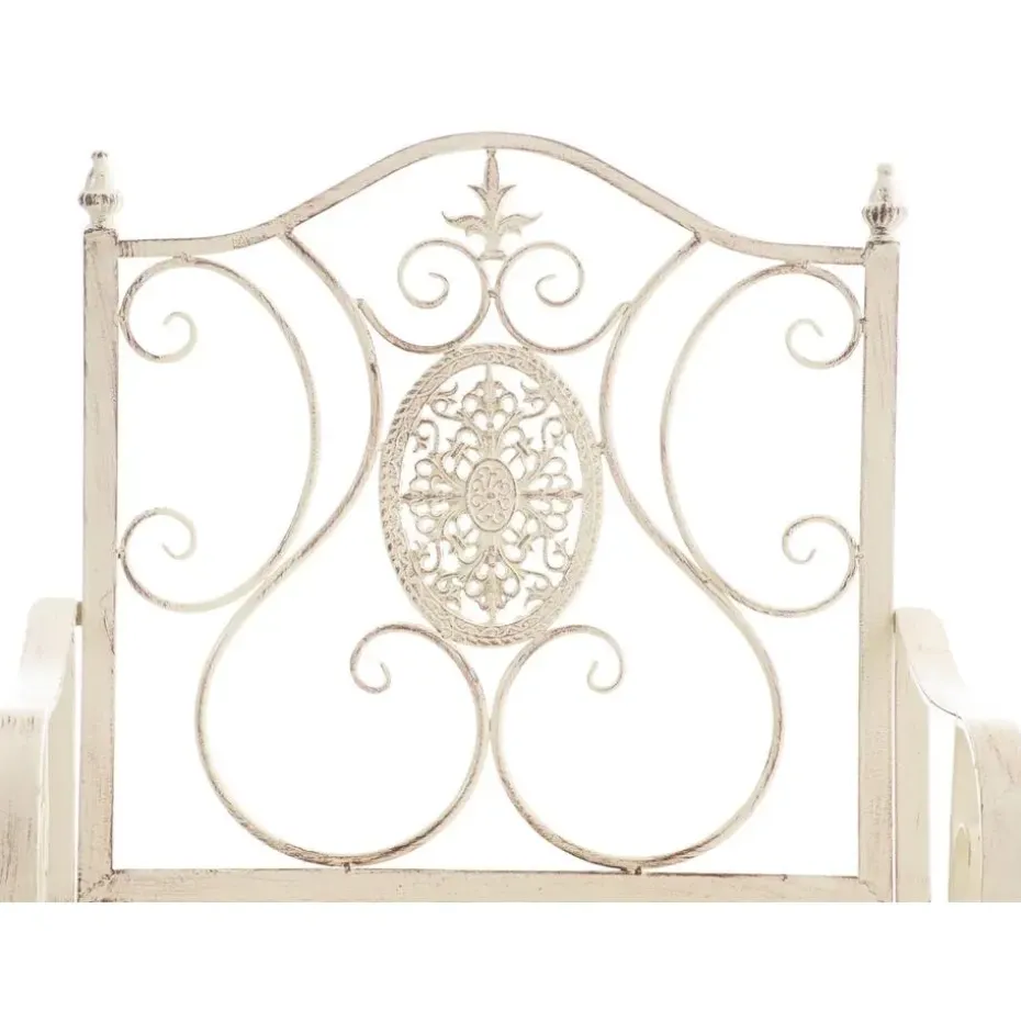 CLP Tuinstoel Punjab Metaal - antiek/creme