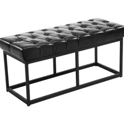 CLP 2-zits Bankje Amun 100 cm - zwart