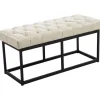 CLP 2-zits Bankje Amun 100 cm - creme
