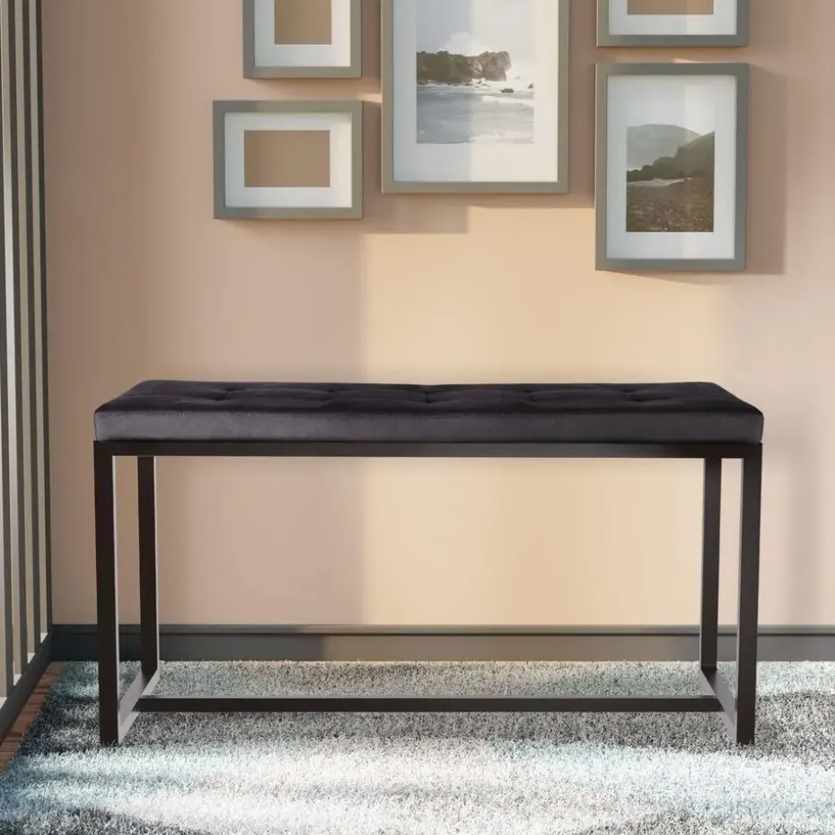 CLP 2-zits Bankje Barci 100 cm - zwart