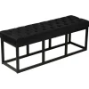 CLP 2-zits Bankje Polson 120 cm - zwart