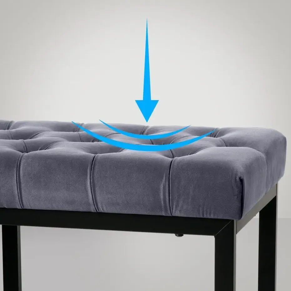 CLP 2-zits Bankje Polson 150 cm - grijs
