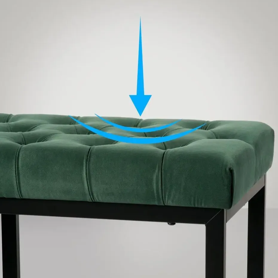 CLP 2-zits Bankje Polson 120 cm - groen