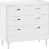 Commode Forrest - 3 lades - massief beukenhout - wit