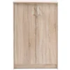 Commode Ultima 74x35x112cm met 2 deuren - sonoma eik