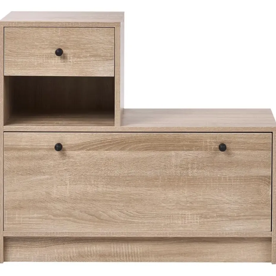 COOMA - Halmeubelset - Lichtbruin - Hout
