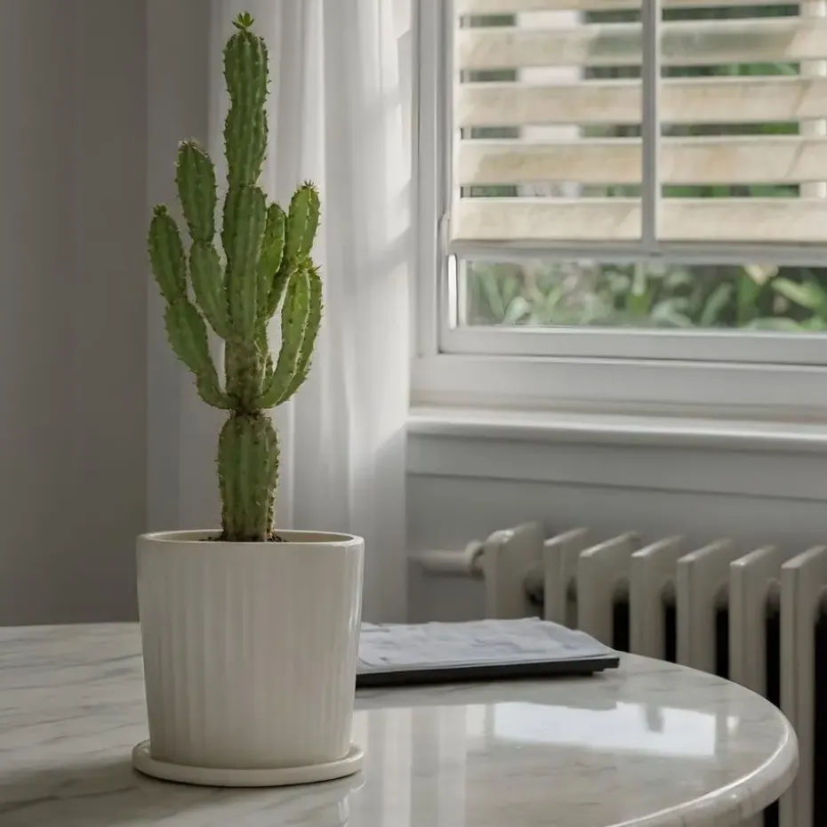 Cowboycactus - Euphorbia ingens - Hoogte 50-60cm - ⌀17cm